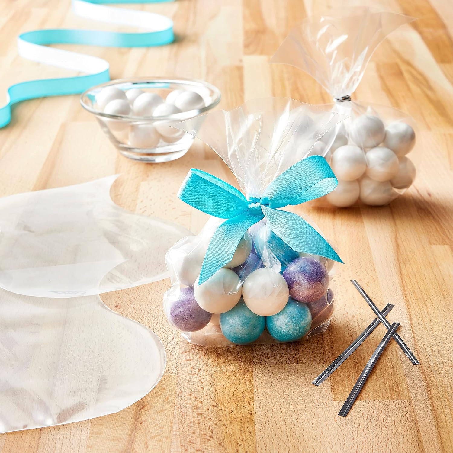 Clear Cookie Bags Gift Bag Clear Flat Treat Bags (25 Pcs Set) Clear Cookie Bags Gift Bag Clear Flat Treat Bags (25 Pcs Set)